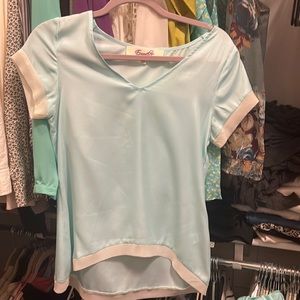 Light blue blouse